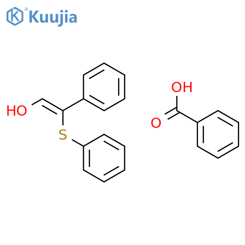 Ethenol, 2-phenyl-2-(phenylthio)-, benzoate, (Z)- structure