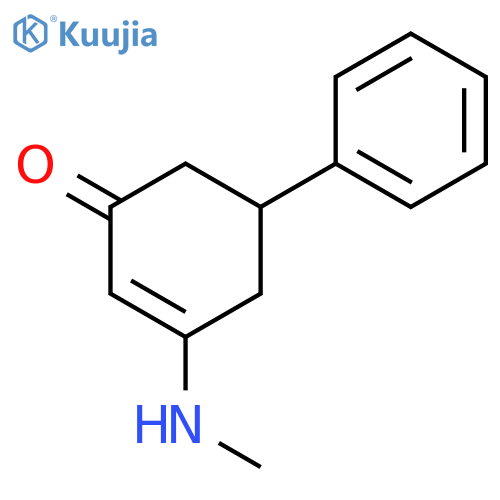 2-Cyclohexen-1-one, 3-(methylamino)-5-phenyl- structure