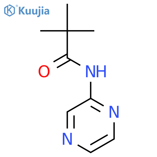2,2-dimethyl-N-2-pyrazinyl-Propanamide structure
