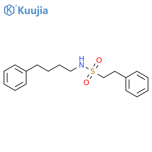 Benzeneethanesulfonamide, N-(4-phenylbutyl)- structure