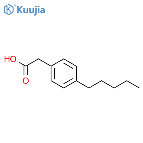 2-(4-Pentylphenyl)acetic acid structure