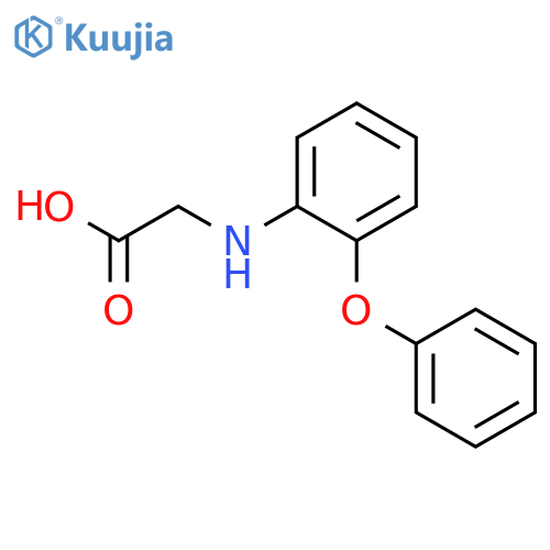 Glycine, N-(2-phenoxyphenyl)- structure
