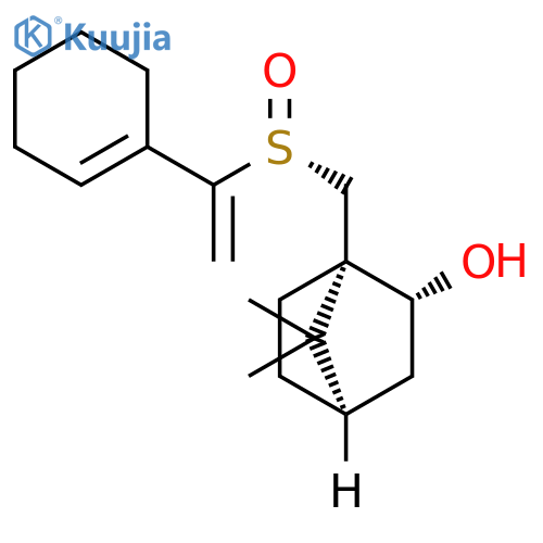 (1S,2R,4R)-1-[[(R)-[1-(1-Cyclohexen-1-yl)ethenyl]sulfinyl]methyl]-7,7-dimethylbicyclo[2.2.1]heptan-2-ol structure
