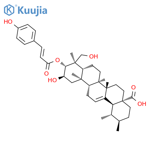 3-O-Coumaroylasiatic acid structure