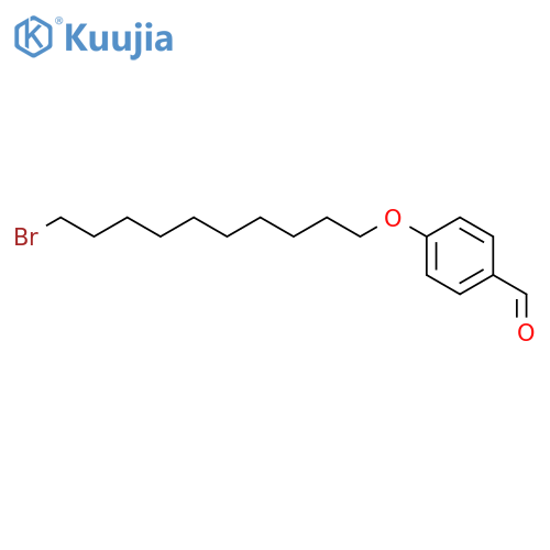 4-(10-Bromodecyloxy)benzaldehyde structure