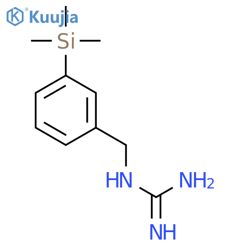 Guanidine,N-[[3-(trimethylsilyl)phenyl]methyl]- structure