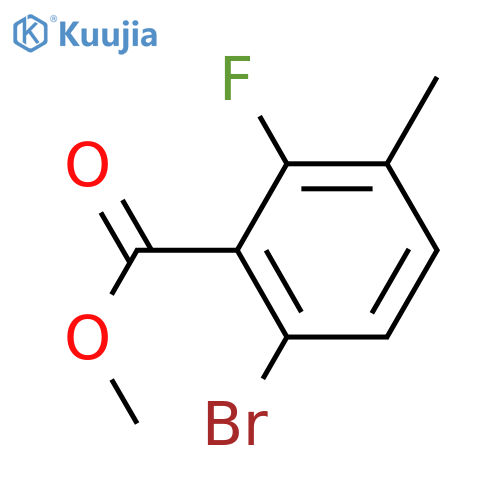 Methyl 6-bromo-2-fluoro-3-methylbenzoate structure