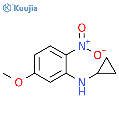N-Cyclopropyl-5-methoxy-2-nitroaniline structure
