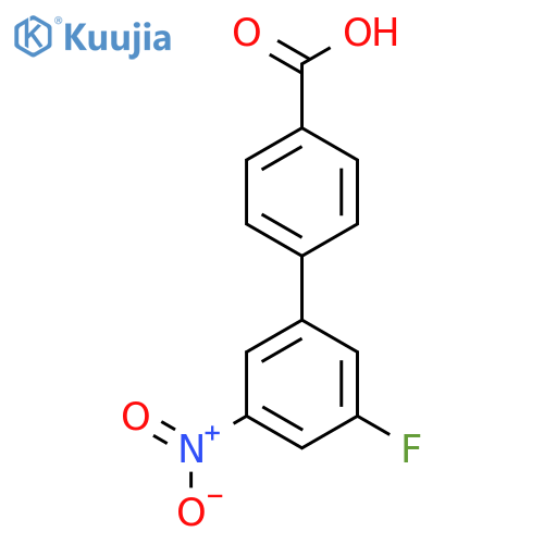 4-(3-Fluoro-5-nitrophenyl)benzoic acid structure