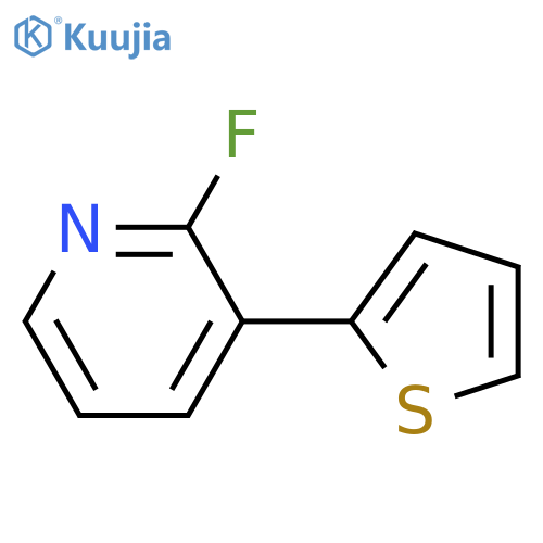 2-Fluoro-3-(thienyl)pyridine structure