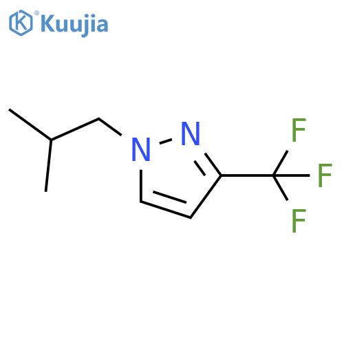 1-Isobutyl-3-(trifluoromethyl)pyrazole structure
