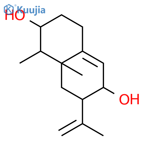 2,6-Naphthalenediol, 1,2,3,4,6,7,8,8a-octahydro-1,8a-dimethyl-7-(1-methylethenyl)-, (1R,2S,6R,7S,8aR)- structure
