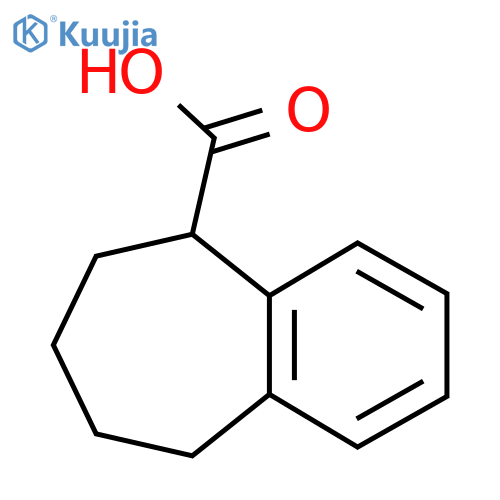 6,7,8,9-tetrahydro-5H-benzo[7]annulene-5-carboxylic acid structure