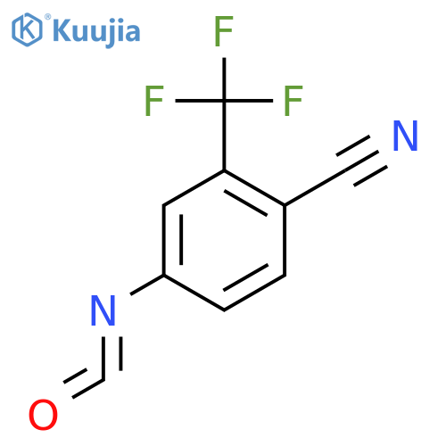 Benzonitrile, 4-isocyanato-2-(trifluoromethyl)- structure