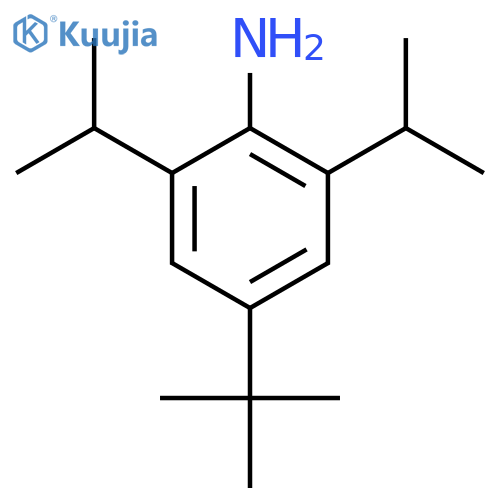 4-tert-Butyl-2,6-di(propan-2-yl)aniline structure