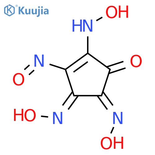 2,3,4,5-Tetrakis(hydroxyimino)cyclopentanone structure