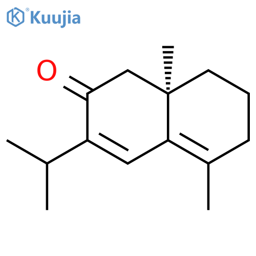 2(1H)-Naphthalenone, 6,7,8,8a-tetrahydro-5,8a-dimethyl-3-(1-methylethyl)-, (8aR)- structure
