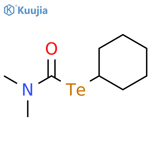 Carbamotelluroic acid, dimethyl-, Te-cyclohexyl ester structure