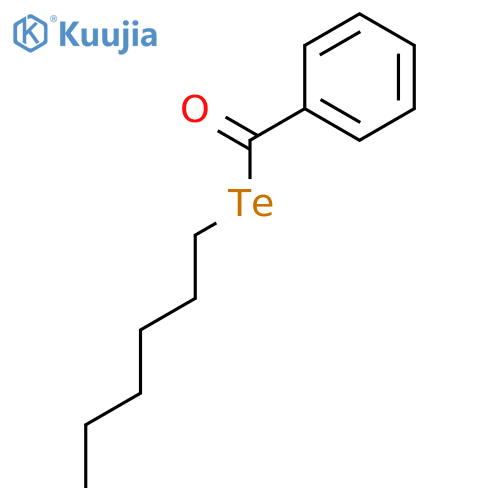 Benzenecarbotelluroic acid, Te-hexyl ester structure