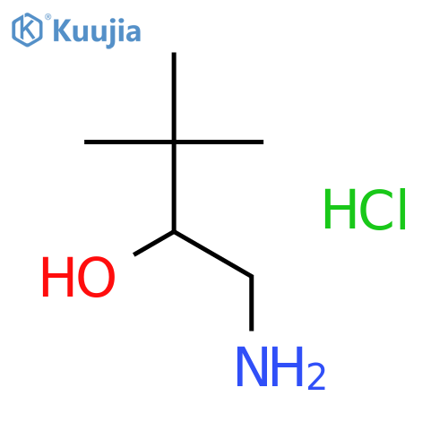 1-AMINO-3,3-DIMETHYLBUTAN-2-OL HYDROCHLORIDE structure