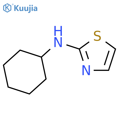 2-Thiazolamine,N-cyclohexyl- structure