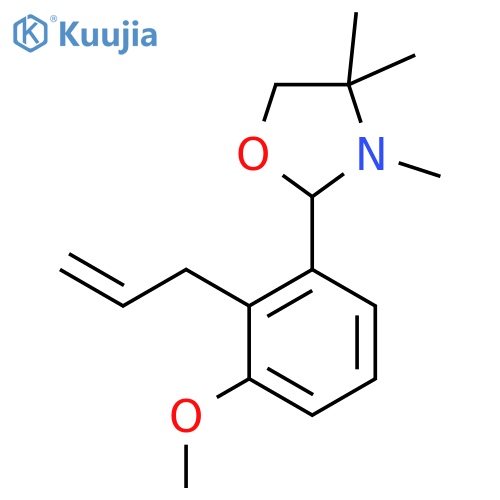 Oxazolidine, 2-[3-methoxy-2-(2-propenyl)phenyl]-3,4,4-trimethyl- structure