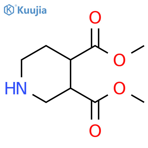 3,4-dimethyl piperidine-3,4-dicarboxylate structure