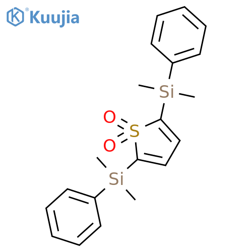 Silane, (1,1-dioxido-2,5-thiophenediyl)bis[dimethylphenyl- structure