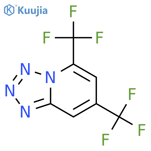 Tetrazolo[1,5-a]pyridine, 5,7-bis(trifluoromethyl)- structure