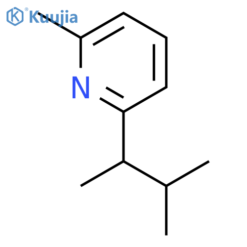 Pyridine, 2-(1,2-dimethylpropyl)-6-methyl- structure