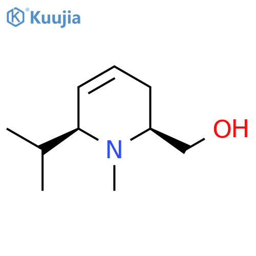 2-Pyridinemethanol,1,2,3,6-tetrahydro-1-methyl-6-(1-methylethyl)-, (2S-cis)- (9CI) structure