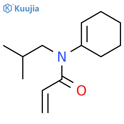 2-Propenamide, N-1-cyclohexen-1-yl-N-(2-methylpropyl)- structure