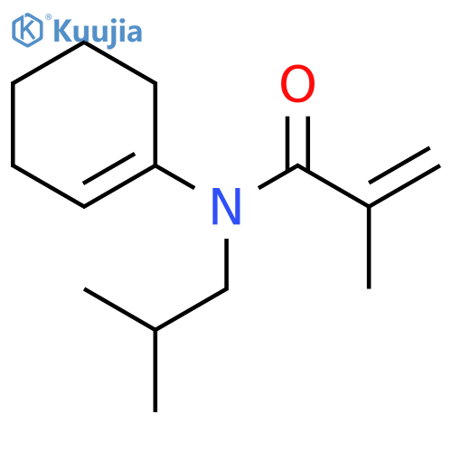 2-Propenamide, N-1-cyclohexen-1-yl-2-methyl-N-(2-methylpropyl)- structure