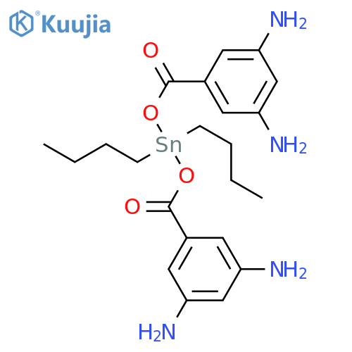 1,3-Benzenediamine, 5,5'-[(dibutylstannylene)bis(oxycarbonyl)]bis- structure