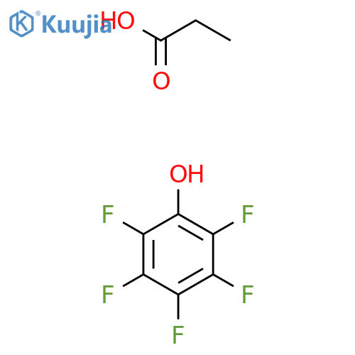 Phenol, pentafluoro-, propanoate structure