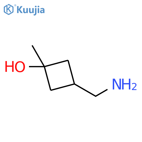 3-(aminomethyl)-1-methyl-cyclobutanol structure