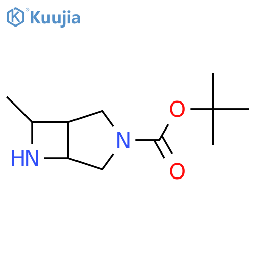 tert-butyl 7-methyl-3,6-diazabicyclo[3.2.0]heptane-3-carboxylate structure