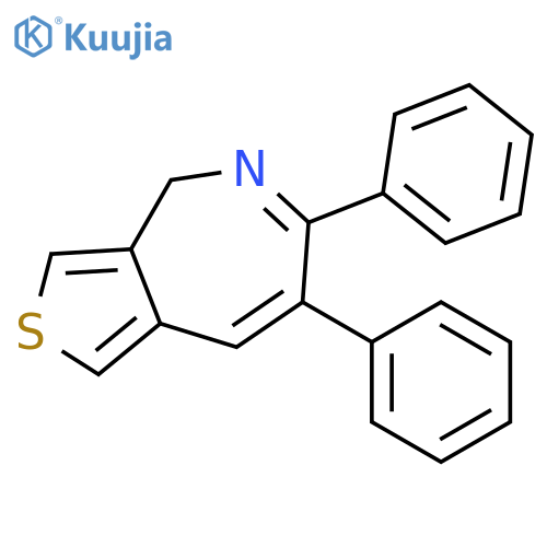4H-Thieno[3,4-c]azepine, 6,7-diphenyl- structure