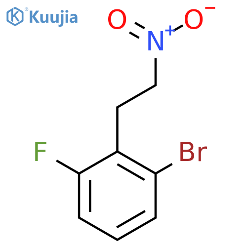 1-bromo-3-fluoro-2-(2-nitroethyl)benzene structure