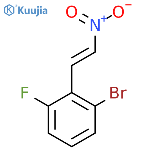 1-bromo-3-fluoro-2-(2-nitroethenyl)benzene structure