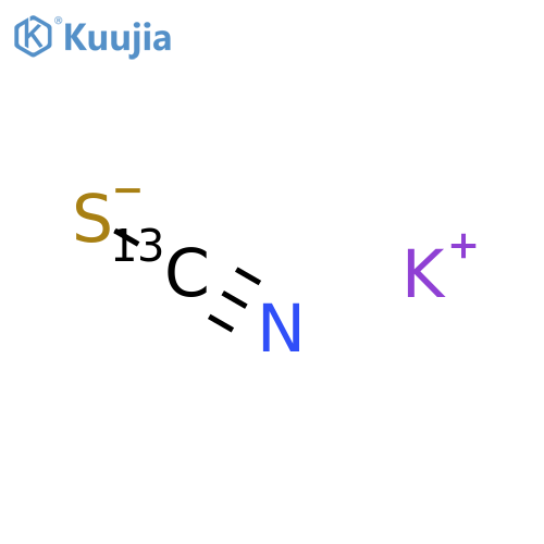 Potassium Thiocyanate-13C structure
