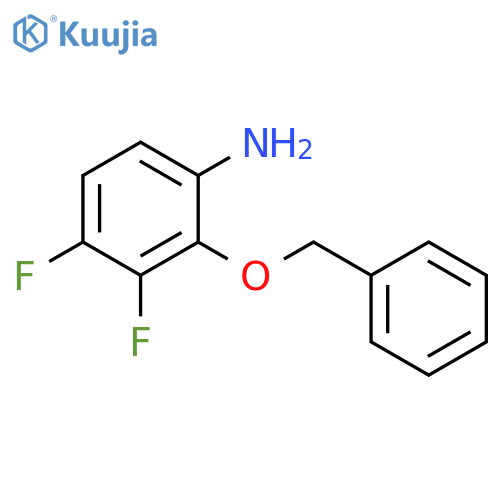 2-(benzyloxy)-3,4-difluoroaniline structure