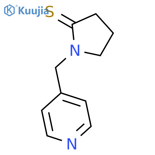 2-Pyrrolidinethione, 1-(4-pyridinylmethyl)- structure