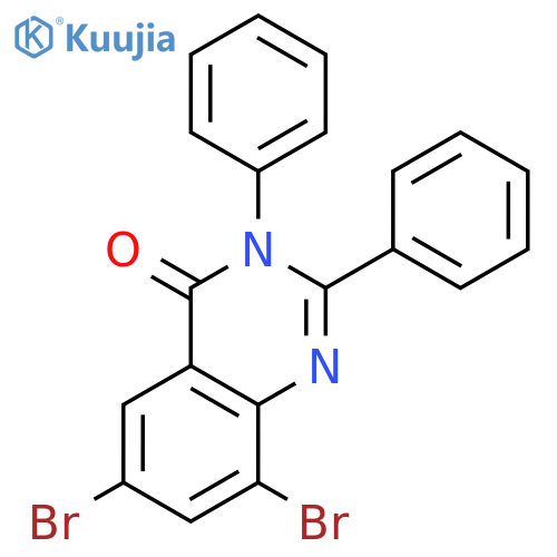4(3H)-Quinazolinone, 6,8-dibromo-2,3-diphenyl- structure