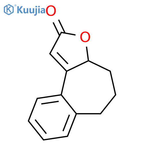 2H-Benzo[3,4]cyclohepta[1,2-b]furan-2-one, 3a,4,5,6-tetrahydro-, (±)- structure