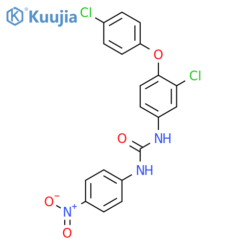 UREA, N-[3-CHLORO-4-(4-CHLOROPHENOXY)PHENYL]-N'-(4-NITROPHENYL)- structure