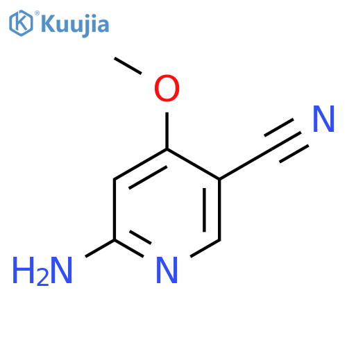 3-Pyridinecarbonitrile, 6-amino-4-methoxy- structure