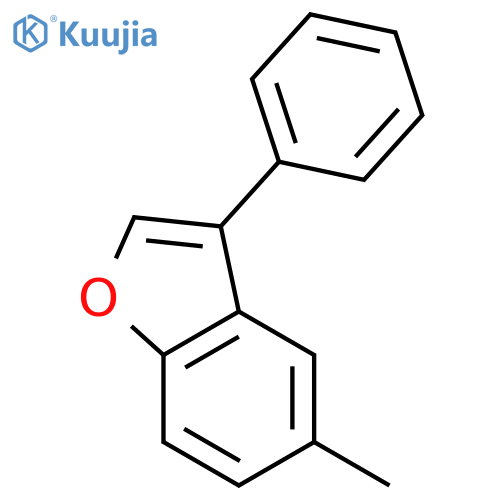 Benzofuran,5-methyl-3-phenyl- structure