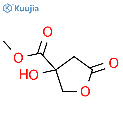 3-Furancarboxylic acid,tetrahydro-3-hydroxy-5-oxo-, methyl ester, (S)- (9CI) structure