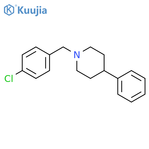 1-(4-Chlorobenzyl)-4-phenylpiperidine structure